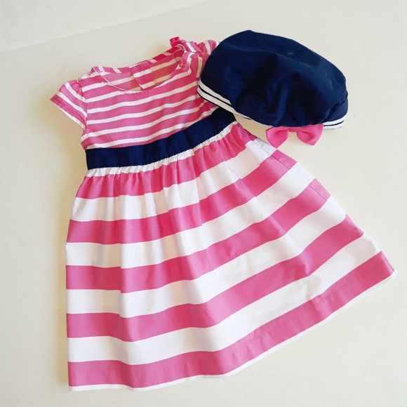 Gymboree Other - Gymboree Stripes Bow Dress Size 12 to 18 Months